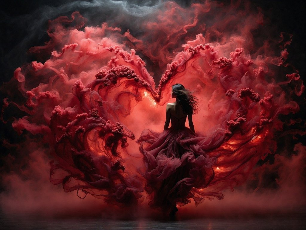 Cosmic Art of Love: A Tale of Passion and Soulful Embrace